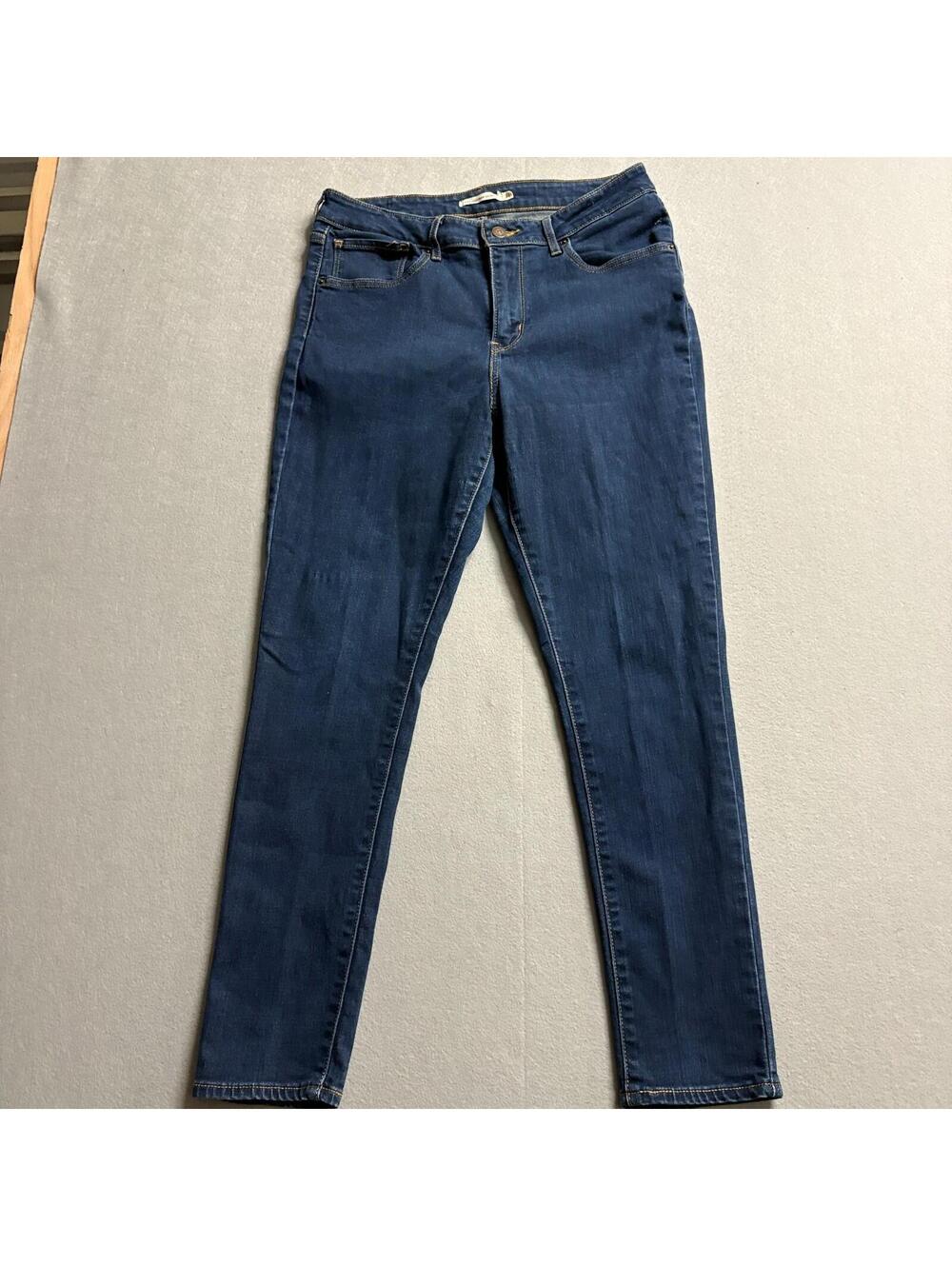 Levi's 710 Super Skinny Jeans W31 L30 Fits Like 30x27 Stretch Dark Wash